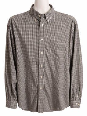 black button down